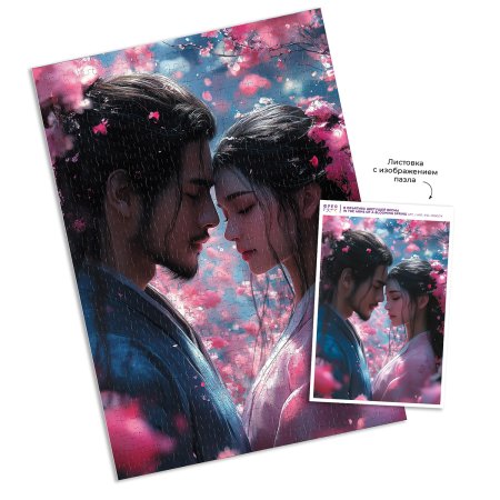 Пазл 1000 элементов ФРЕЯ "В объятиях цветущей весны" PZL-1000/74