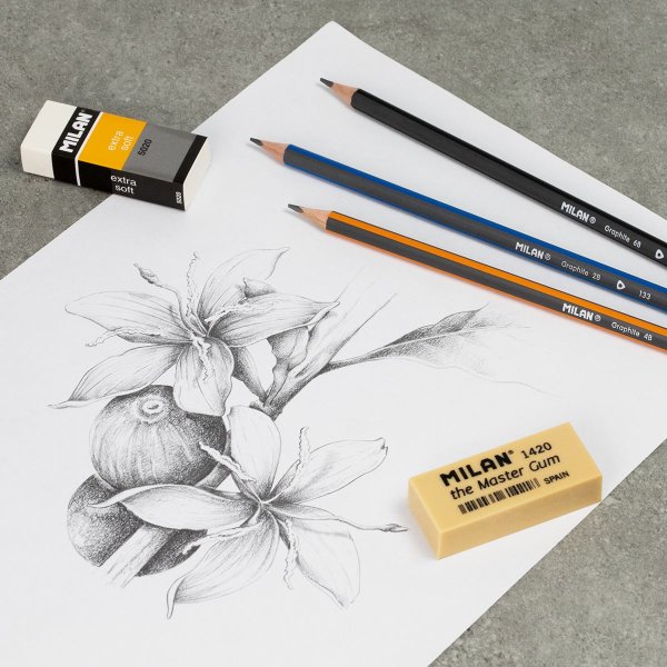 Карандаш чернографитный MILAN 2B, треугольный ML-71230412