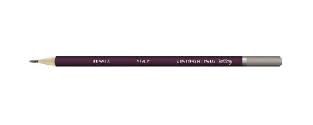 Карандаш цветной художественный VISTA-ARTISTA Gallery 1 шт 807 Серый теплый (Warm gray) VGCP-807