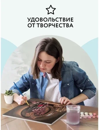 Картина по номерам на холсте ТРИ СОВЫ "Винный погреб" 30 x 40 см с акриловыми красками и кистями RE-КХ_44134