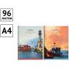 Тетрадь 96л. A4 клетка ArtSpace "Винтаж. Пейзажи" на гребне RE-Т96A4спк_26803