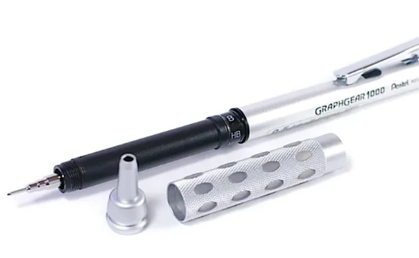 Карандаш PENTEL Graphgear 1000 автоматический профессиональный 0.5 мм, металлический корпус PG1015-A
