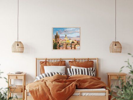 Набор для раскрашивания по номерам (холст на подрамнике) ФРЕЯ 40 х 50 см №83"Карлов мост" PNB/R1-83