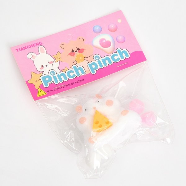 Мялка-антистресс "Хомяк с сыром" SIM-10880037