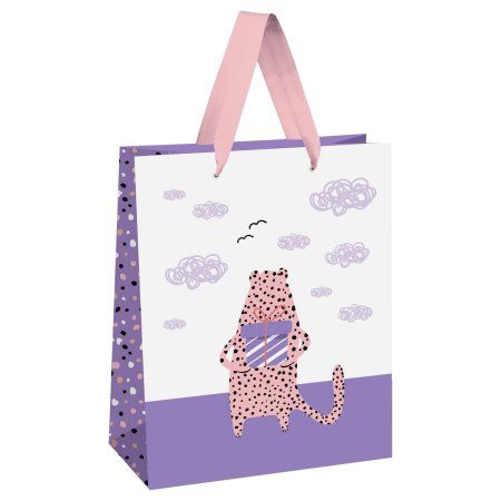 Пакет подарочный 33 x 42 x 12 см MESHU "Что значит, где подарок" выб. лак, матовая ламинация RE-MS_52039