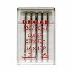 Иглы д/быт.шв.машин ORGAN супер стрейч 5 шт №75-90 в блистере 5440000BL