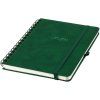 Записная книжка А5 96л. Greenwich Line "Just start. Green" кожзам, на гребне, твердая обложка, тиснение фольгой, с петлей для ручки RE-NA5с_51430