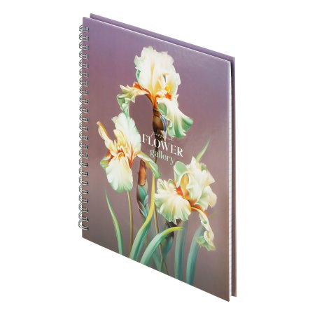 Тетрадь 80л. A5 клетка на гребне BG "Flower gallery" глянцевая ламинация, твердая обложка RE-ТТ5гр80_лг_12753 Тетрадь 80л. A5 клетка на гребне BG "Flower gallery" глянцевая ламинация, твердая обложка RE-ТТ5гр80_лг_12753