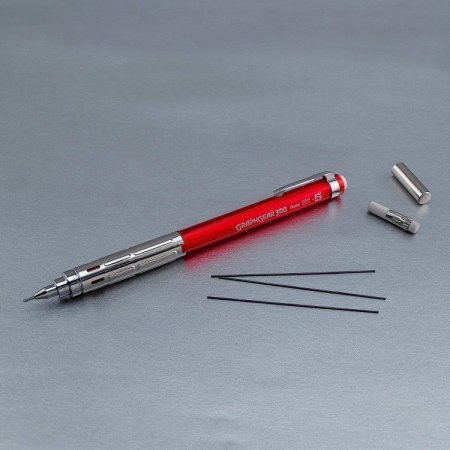 Карандаш PENTEL Graphgear 300 автоматический 0.5 мм, красный корпус PG315-TBX Карандаш PENTEL Graphgear 300 автоматический 0.5 мм, красный корпус PG315-TBX