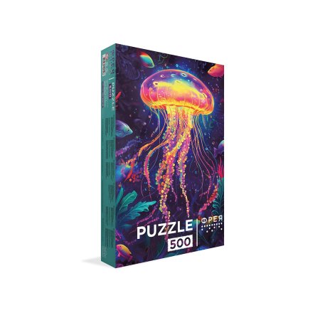 Пазл 500 элементов ФРЕЯ "Неоновая медуза" PZL-500/92