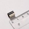 Замок-концевик магнитный 20 мм (внутр. 8 мм) 3 шт серебро SIM-5798453