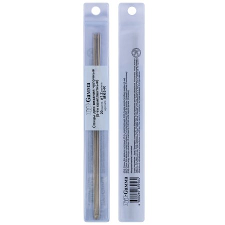 Спицы 5-ти комплектные GAMMA сталь d 1.2 мм 20 см под никель MK5-R-12