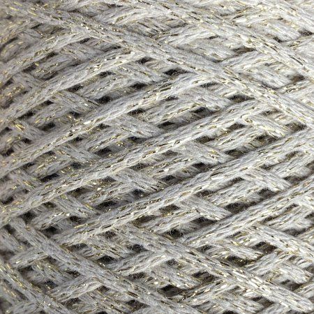 Пряжа ARACHNA Macrame Mini Lurex 75% хлопок, 15% полиэстер, 10% люрекс 1 x 250 г 200 м