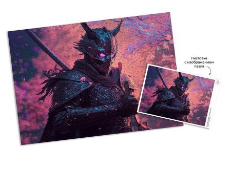 Пазл 1000 элементов ФРЕЯ "Самурай в сакуре" PZL-1000/52