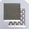 Бумага для скрапбукинга двусторонняя 10 л 15,5 х 17 см 180 г/м2 "Версаль и ромбы золото" SIM-7986357