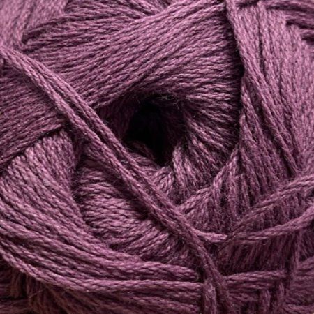 Пряжа Пехорская ПТ "Хлопок натуральный" 100% хлопок 1 х 100 г 425 ± 21 м №191 ежевика PEH-HLO-191