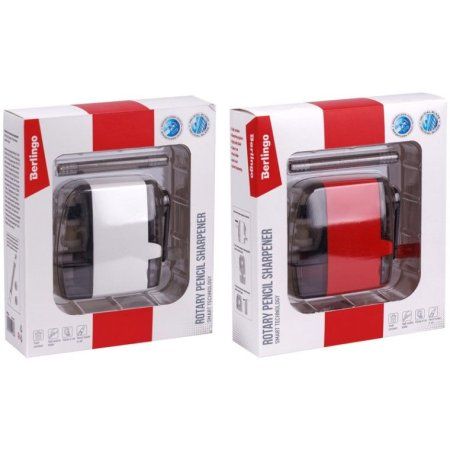 Точилка механическая Berlingo "Smart Technology" ассорти, пласт. корпус, инд. упаковка RE-BM1266