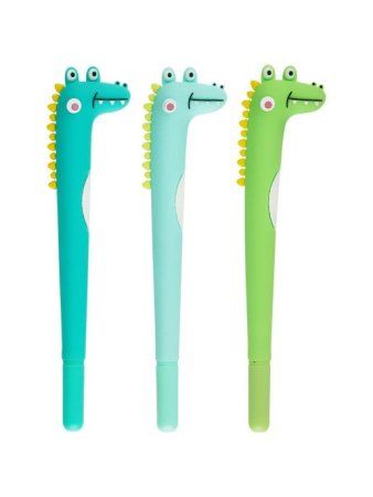 Ручка шариковая MESHU "Alligators" синяя, 0.7 мм, корпус ассорти RE-MS_65824