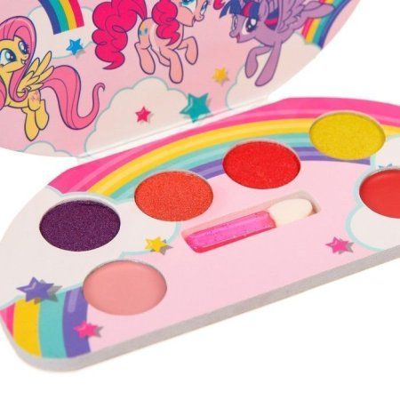 Набор косметики "Peace. Love" My Little Pony тени 4 цвета по 1.3 г, блеск 2 цвета по 1 г SIM-7371756