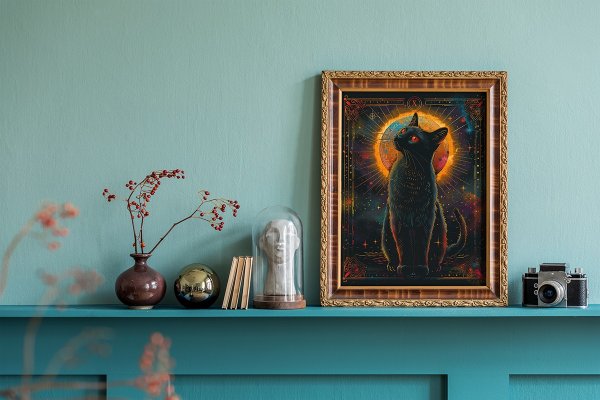 Пазл деревянный ФРЕЯ "Мистическая кошка" 500 элемент PZLD-007