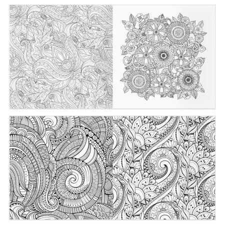 Раскраска для взрослых 228 x 228 мм ТРИ СОВЫ "Антистресс-терапия. Узоры" 64 стр., склейка RE-Pск64_63515