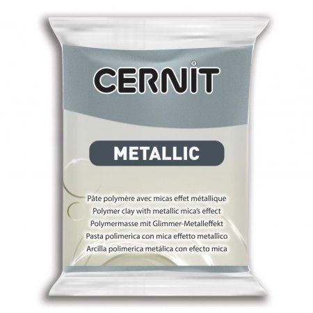 Пластика полимерная запекаемая CERNIT Metallic 56 г (167 сталь) RH-CE0870056167