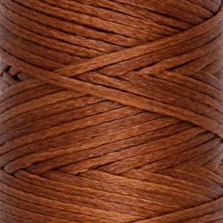 Нитки для кожи вощёные плоские "Промысел" 0.8 мм 25 м № 002 св. коричневый LC-001-002