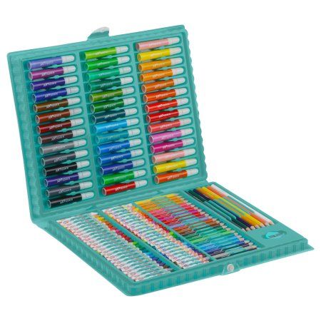 Набор для рисования ArtSpace 122 предмета: 42 фломастера, 31 цв. карандаш, точилка, 24 пастели, 24 восковых мелка RE-DS_55533 Набор для рисования ArtSpace 122 предмета: 42 фломастера, 31 цв. карандаш, точилка, 24 пастели, 24 восковых мелка RE-DS_55533