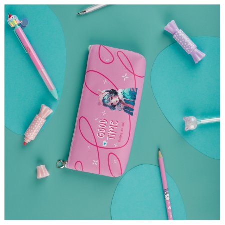 Пенал мягкий MESHU "Good time" 200 x 85 x 30 мм, искусственная кожа RE-MS_57792