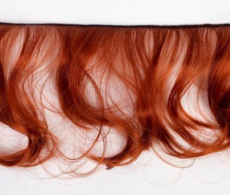 Волосы для кукол терракотовые локоны 15 х 100 см SIM-4692556