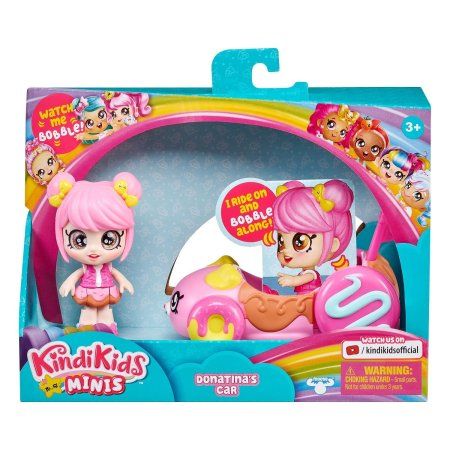 Кинди Кидс. Игровой набор Мини-кукла Донатина с машинкой. ТМ Kindi Kids ROS-39759