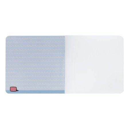 Записная книжка 170 x 170 мм 40л. MESHU "Shark deadline" 80 г/м2 на скрепке, soft-touch, выб. УФ-лак, без линовки RE-MS_53371