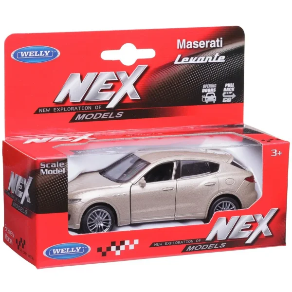 Машинка WELLY 1:38 Maserati Levante, пруж. мех., цвет в асс. IT-43739W