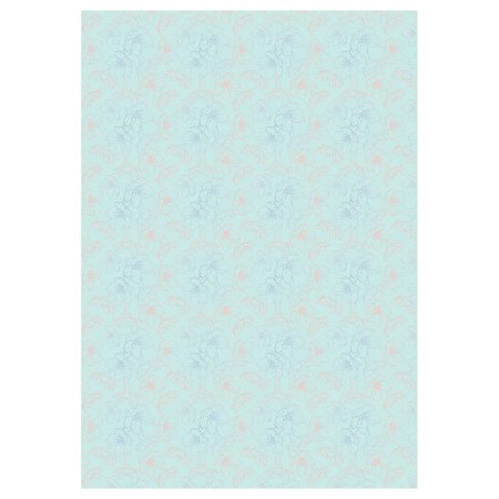 Упаковочная бумага глянцевая MESHU "Grace twigs" 1л. 70 x 100 см 80 г/м2, ассорти, 1 шт RE-MS_62830