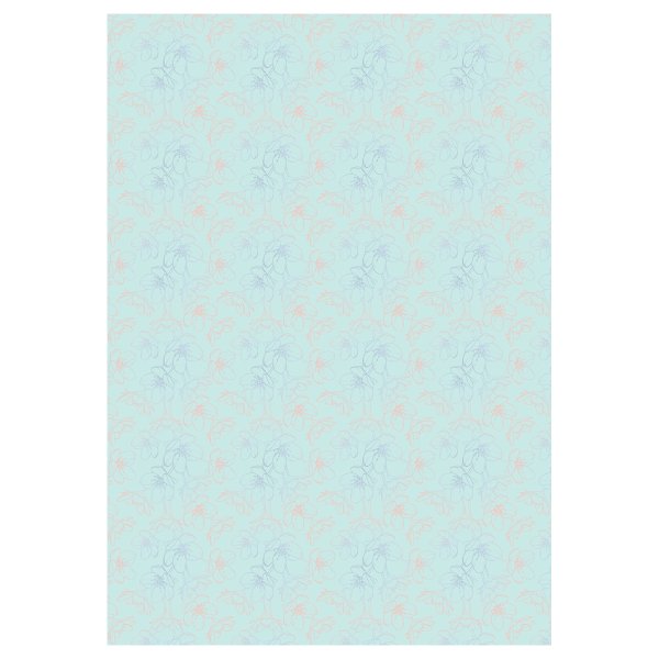 Упаковочная бумага глянцевая MESHU "Grace twigs" 1л. 70 x 100 см 80 г/м2, ассорти, 1 шт RE-MS_62830
