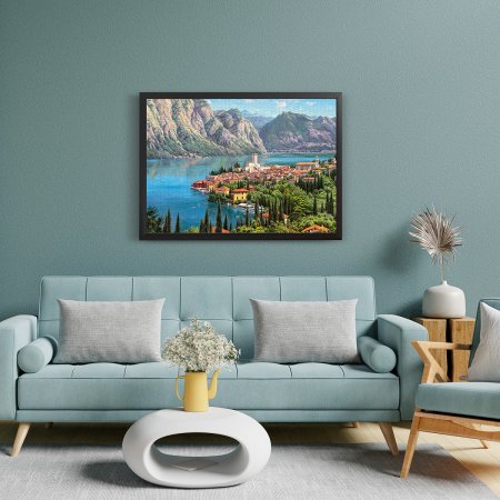 Пазл 2000 элементов ФРЕЯ "Премиальная коллекция. Городок у моря" TOP-PZL-2000/02