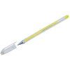 Ручка гелевая Crown "Hi-Jell Color" желтая, 0.7 мм RE-HJR-500H-6