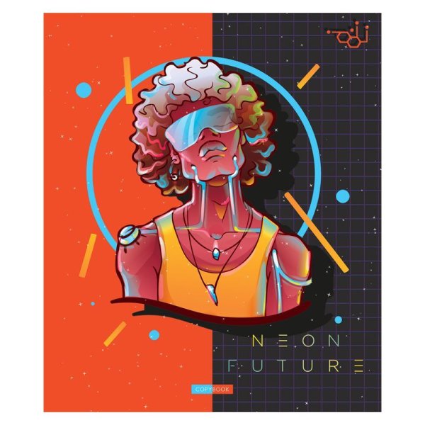 Тетрадь 96л. A5 клетка ArtSpace "Рисунки. Neon future" RE-Т96к_45895