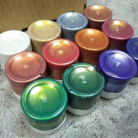 Набор красок по ткани Fractal Paint "Pearl" 12 цв x 20 мл FP-00-00004226