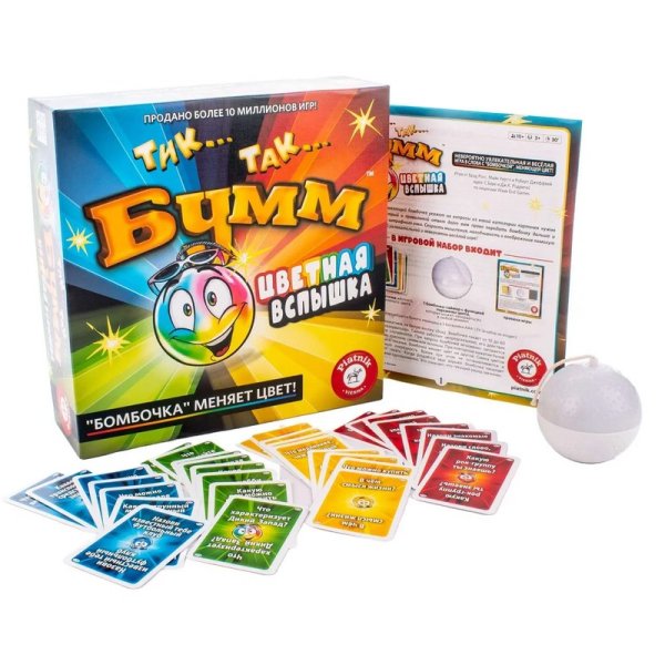 Настольная игра: Тик Так Бумм "Цветная вспышка" UT-711190