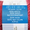 Пряжа Пехорская ПТ "Популярная" 50% шерсть, 50% акрил 1 х 100 г 133 ± 8 м №021 брусника PEH-POP-021