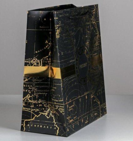 Пакет ламинированный вертикальный "Gold present" ML 23 x 27 x 11.5 см SIM-4733866