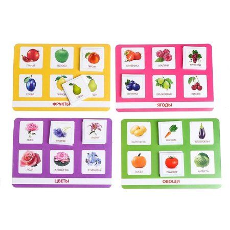 Лото "Растительный мир" по методике Г. Домана SIM-5395811 Лото "Растительный мир" по методике Г. Домана SIM-5395811