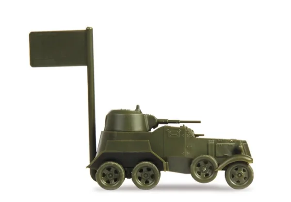 Сборная модель: Советский бронеавтомобиль БА-10, сборка без клея З-6149