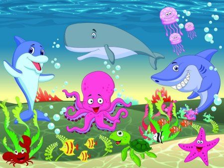 Стерео-пазл Prime 3D "Жизнь океана" 48 деталей, 3+ JZL-15042