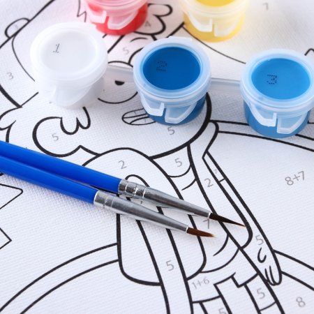 Роспись по холсту "Гравити Фолз. Диппер" 15 x 15 см SIM-9578821