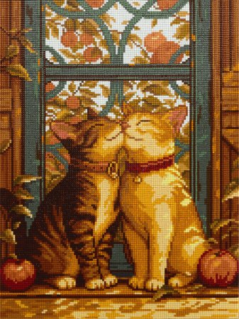 Кристальная (алмазная) мозаика ФРЕЯ на подрамнике "Нежность" 30 х 40 см ALPD-298