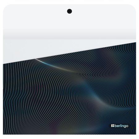 Папка-конверт на кнопке A4 Berlingo "Electric" 330 мкм, с рисунком RE-EFb_A4S17