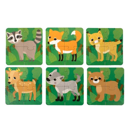 Пазл Baby Toys 24 maxi "Животные леса" KOR-04689