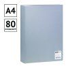 Папка с 80 вкладышами A4 OfficeSpace 30 мм, 600 мкм, серая RE-F80L4_297